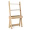 Wall Leaning Ladder Desk with Drawer and Shelves for Small Spaces